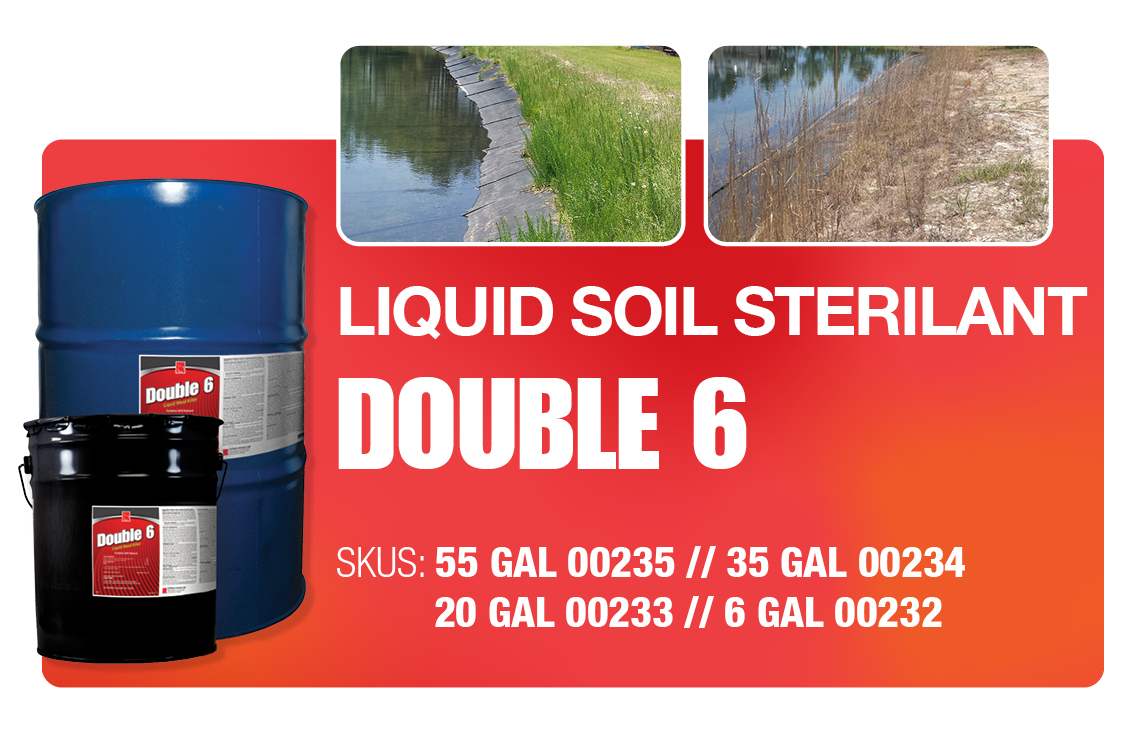 Double 6 - Liquid Soil Sterilant - Wastewater Essentials  - Weed Killers & Personal Protection - Wastewater Treatment